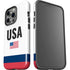 USA American Flag iPhone 15 Pro Impact Case